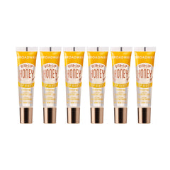 Ruby Kisses Broadway Vita-Lip Gloss tube closeup shows hydrating, high-shine formula.