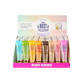 Ruby Kisses Broadway Vita-Lip clear gloss pack close-up highlights hydration-ready shine