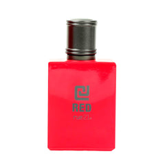 Rue 21 CJ Red cologne bottle front view signaling a bold evening scent