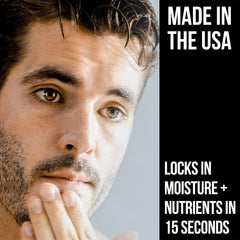 RUGGED & DAPPER organic aloe and jojoba provide soothing, non-irritating hydration.