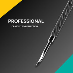 Rui Smiths surgical steel construction close-up for durable cuticle tool