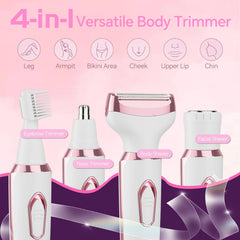 RUIBO bikini trimmer shown waterproof for comfortable wet or dry shower grooming