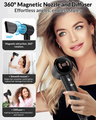 RuiKEeee ionic technology highlights fast frizz-reducing drying with less heat exposure