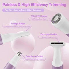 RUIM eyebrow trimmer precision close-up for defined shaping
