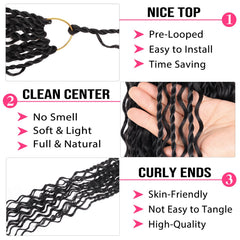 RuiYok curly ends detail showcases natural curl and soft touch.