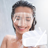 Ruizaua clear face shield forward view, lightweight protection for daily grooming tasks.