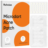 Rulvcian Microdart patches close-up highlighting targeted treatment for early-stage zits