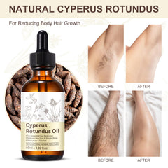 Rulviou Cyperus Rotundus Oil drop-application focuses on post-shave use.