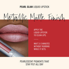 Runway Rogue Pearl Glam applicator closeup for precise lip application