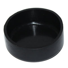 Rust-O-Less cap fits large foam cans for a tidy bathroom.