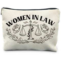 RYYCDOI lawyer makeup bag with scales of justice design for organized essentials