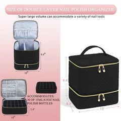 RZMAYIS organizer lamp slot detail demonstrates space for a nail lamp and tools.