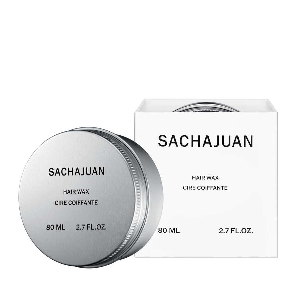 SACHAJUAN Hair Wax 80ml jar showing premium packaging for strong flexible hold.