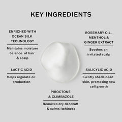 SACHAJUAN shampoo lather demonstrates moisture balance and hair shine.
