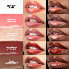 Sacheu Lip Elixir wand applying gloss for non-sticky high-shine finish