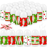 Sacubee peppermint lip balm with festive packaging, ideal for stocking stuffers.
