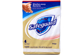 Safeguard antibacterial hand bar soap packaging highlights eight bars per pack for easy stocking.
