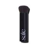 Saie Base Foundation Brush close-up of ultra-soft bristles for smooth, precise foundation application.