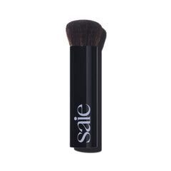 Saie Base Foundation Brush close-up of ultra-soft bristles for smooth, precise foundation application.