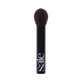 Saie The Fluffy Brush close-up of soft bristles for even powder pickup and diffusion.