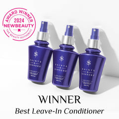 Saints & Sinners Velvet Divine leave-in detangling-comb shows smoother combing experience