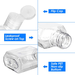 Saiveina transparent bottle with contents visible for quick identification