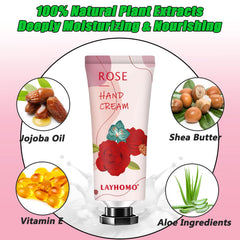 Sakose hand cream travel-size tubes ideal for on-the-go moisture.