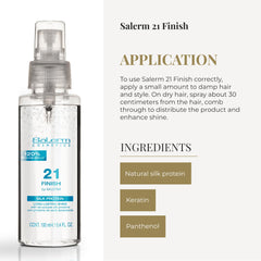 SALERM 21 Finish liposomed panthenol provides extraordinary shine.