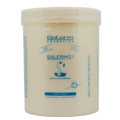 Salerm 21 leave-in conditioner large tub for hydration and protection of hair.
