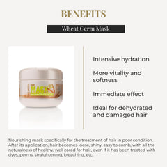 SALERM Nourishing Hair Mask cream texture swatch emphasizing moisturizing feel