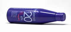 Salerm Oxidant 20 mixing bowl for 1:1 color-to-developer mix.
