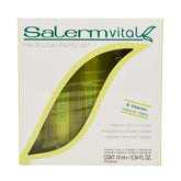 SALERM Vital Capillary Structural Vitalizer ampoules for hair repair and color protection.