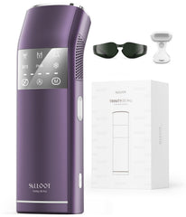 SALLOOT IPL with dual lights for faster home hair removal.