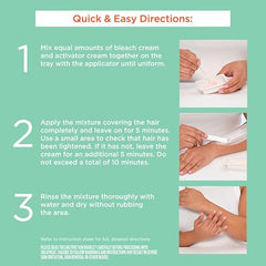 Sally Hansen lightened hair results for a natural look.