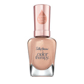 Sally Hansen Color Therapy nail polish bottle shows rich color for at-home manicure.