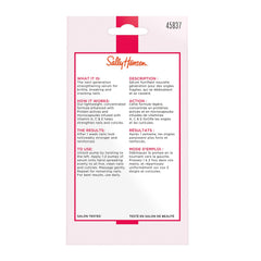 Sally Hansen Hard As Nails Serum close-up reveals micro-droplet dispensation for quick care.