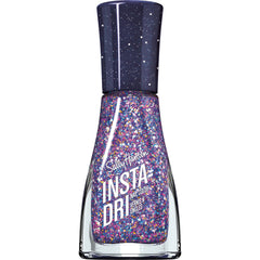 Sally Hansen Insta-Dri Grape Shifter bottle closeup shows quick-dry technology for fast touches.