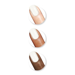 Sally Hansen Miracle Gel Get Mod nail application close-up with glossy finish