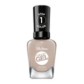 Sally Hansen Miracle Gel Mocha Me Crazy bottle shows rich crème brown color.