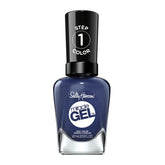 Sally Hansen Miracle Gel tono Midnight Mod en botella, acabado gel duradero.
