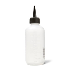 Salon Care Narrow Tip Applicator Bottle features built in measurements for consistent mixing