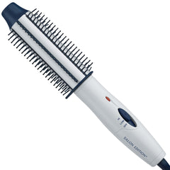 Salon Edition hair styling brush iron with 1-1/2 inch barrel for versatile, smooth finishes.