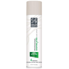 Salon Grafix Profession Shaping Hairspray bottle with extra hold for all-day style.