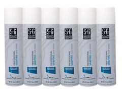 Salon Grafix Shaping Hair Spray spray application demonstrating even mist for touchable hold