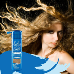 Salon in a Bottle Root Touch Up Dark Blonde before-after highlights natural finish.