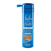 Salon in a Bottle Root Touch Up Dark Blonde bottle demonstrates instant gray root coverage.