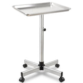 Salon Señor Salon Tray Cart angled view shows sturdy metal build for lasting salon use