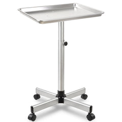 Salon Señor Salon Tray Cart angled view shows sturdy metal build for lasting salon use