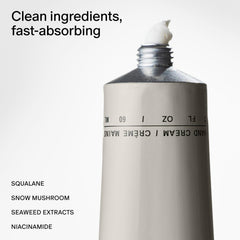 Salt & Stone hand cream being applied to hands for quick hydration