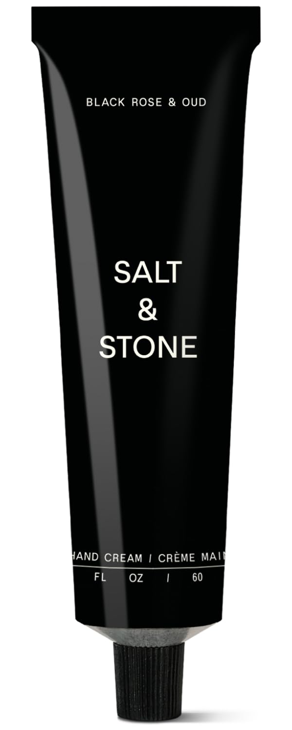 Salt & Stone hand cream bottle with pump for fast-absorbing hydration